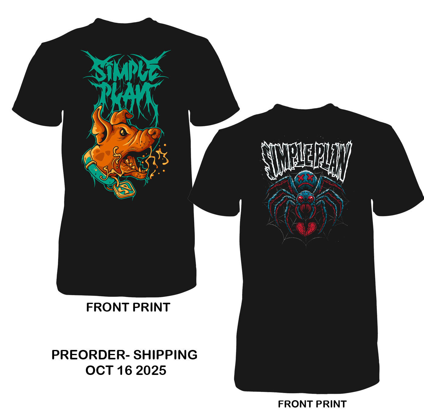 LOT DE T-SHIRTS D'HALLOWEEN
