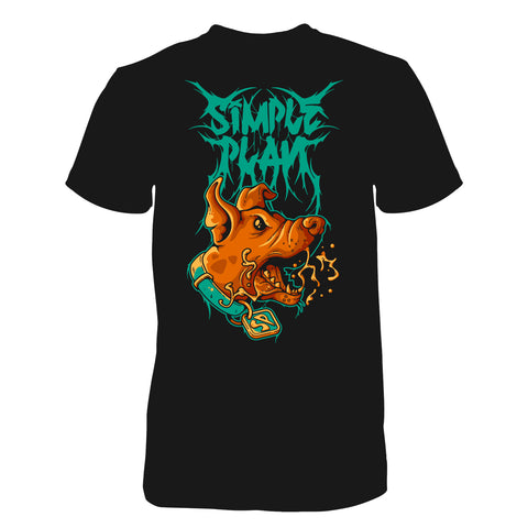 T-SHIRT AVEC LOGO EN MÉTAL EFFRAYANT