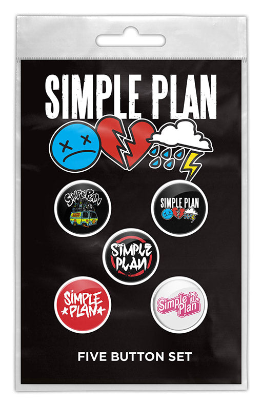 5 Button/Pins Set