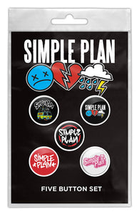 5 Button/Pins Set