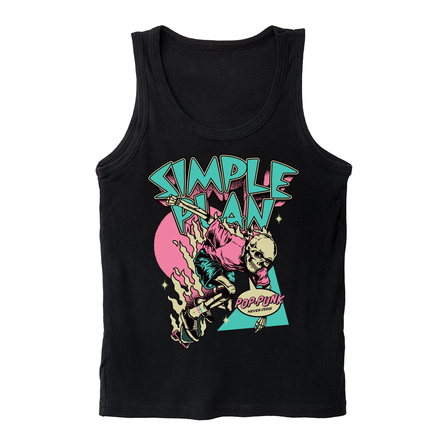 Skateboard Skull Tank Top